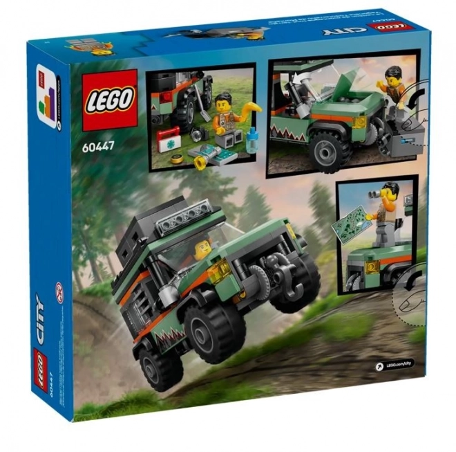 Lego City terenowe auto ciężarowe 4x4 w górach
