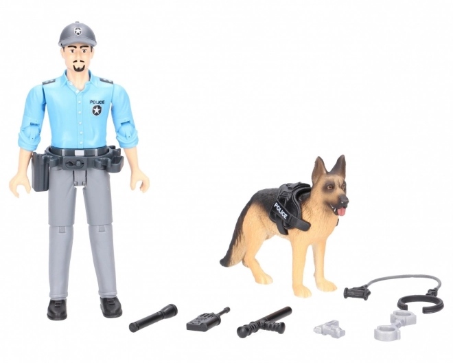 Bruder BWORLD Policjant z psem