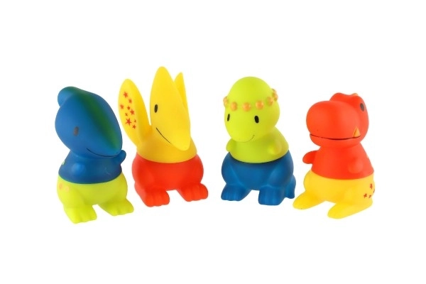 Składane gumowe dinozaury do wanny