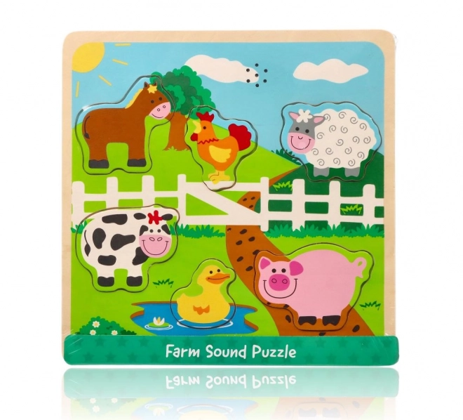 Puzzle dźwiękowe - zwierzęta hodowlane