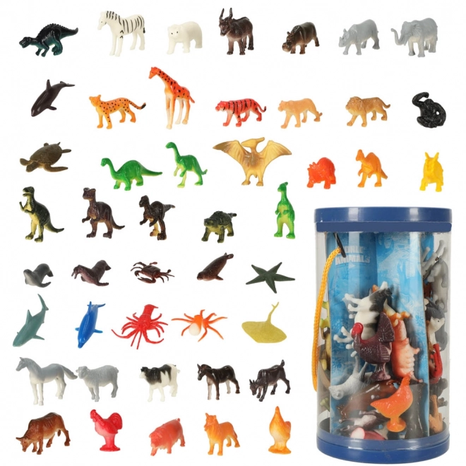 Figurki zwierząt - mix 48 szt.
