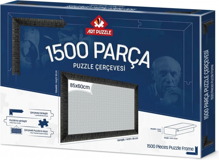 Rama na puzzle 85x60 cm czarna