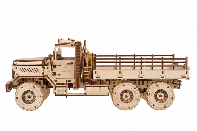 Ugears 3D drewniane mechaniczne puzzle Ciężarówka CARGO