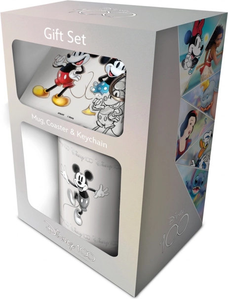 Disney 100 Heritage Sketch zestaw upominkowy – kubek, podkładka i brelok
