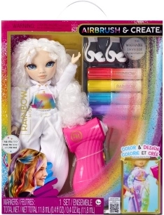Rainbow High Airbrush lalka z akcesoriami – zielone oczy