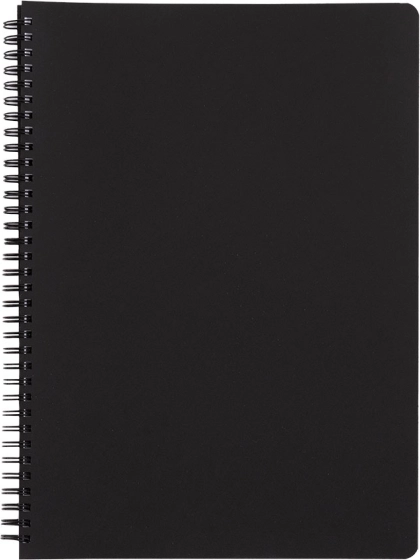 Notes w kółkach A5 PP Classic czarny