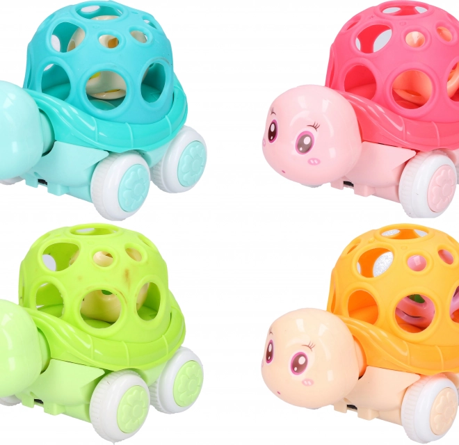 Plastowa grzechotka żółw 11 cm