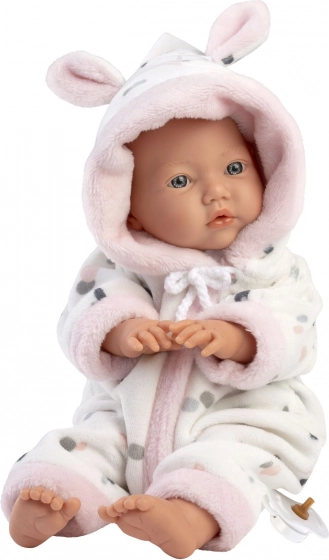 Realistyczna lalka niemowlę LITTLE BABY z miękkim materiałowym ciałem 32 cm