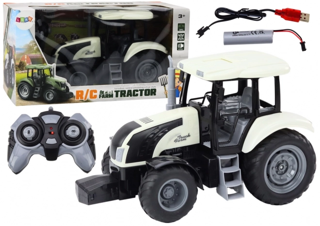 Zdalnie sterowany traktor RC 2.4G Sounds Biały