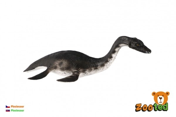 Plastowy zooted plezjozaur 23cm w worku