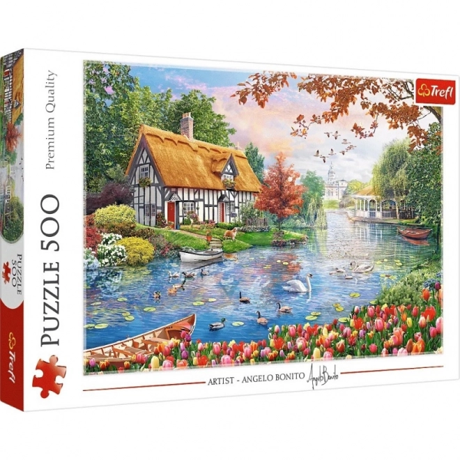 Puzzle 500 elementów Cichy Port