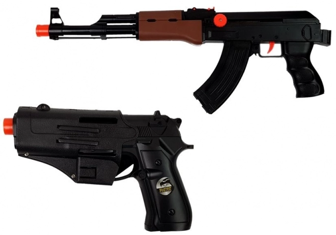 Zabawka Dziecięcy S.W.A.T. Zestaw Z Pistoletami i Hełmem