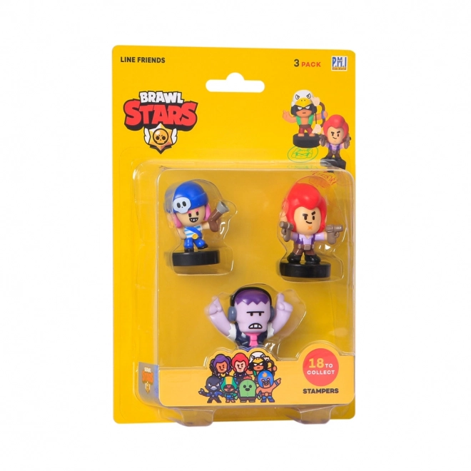 brawl stars 3 pack figurki z pieczątkami