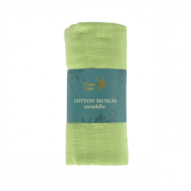Tommy Lise bawełniana muślinowa pieluszka Opaline Green