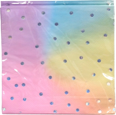 Imprezowe serwetki Pastel 33x33 cm