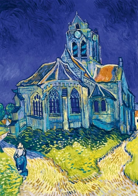Puzzle Kościół w Auvers-sur-Oise od BLUEBIRD 1000 elementów