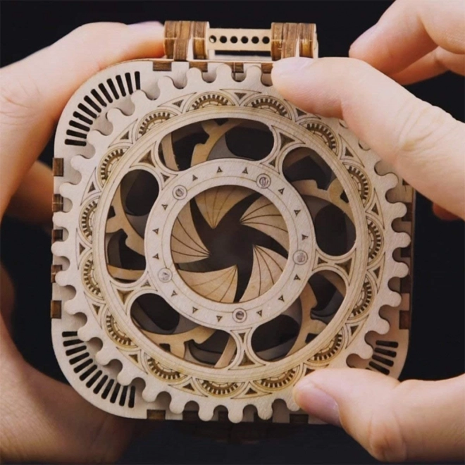 RoboTime 3D drewniane mechaniczne puzzle Szkatułka