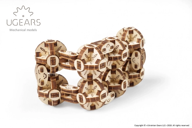 Ugears 3D puzzle - Elastyczny sześcian 144 części