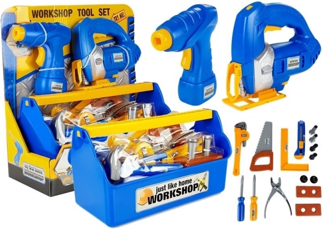 Dziecięcy zestaw narzędzi w kufrze WORKSHOP