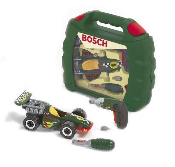 Walizka Bosch z samochodem i wiertarką