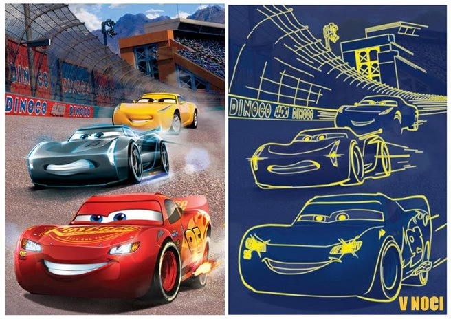 Puzzle Auta 3 zwycięskie koło 100 XL elementów