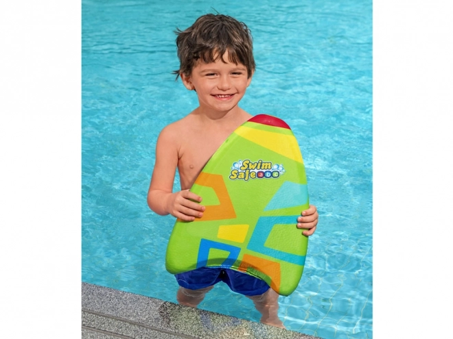 Dziecięca deska pływacka piankowa Swim Safe od Bestway – Zielona
