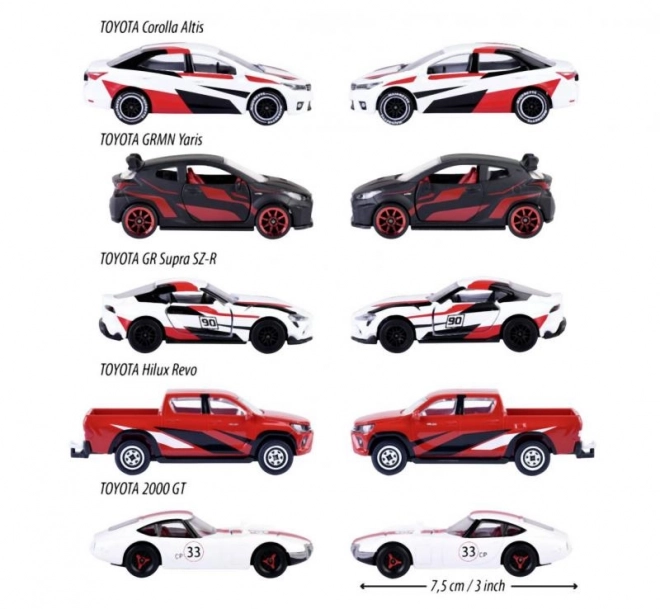 Toyota Racing Zestaw prezentowy 5 szt.
