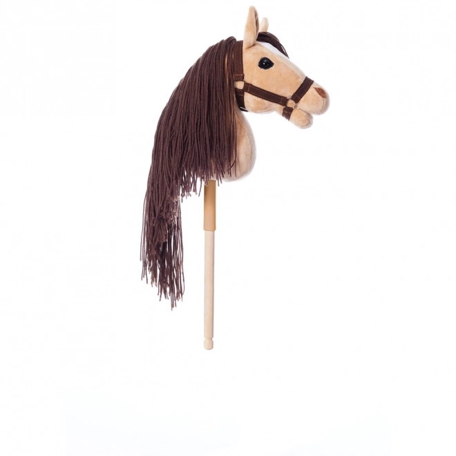 HOPPIHORSE koń na patyku hobby horse rozmiar A3 beżowy
