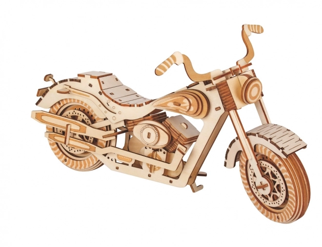 Woodcraft Drewniane 3D puzzle Motocykl HD 1