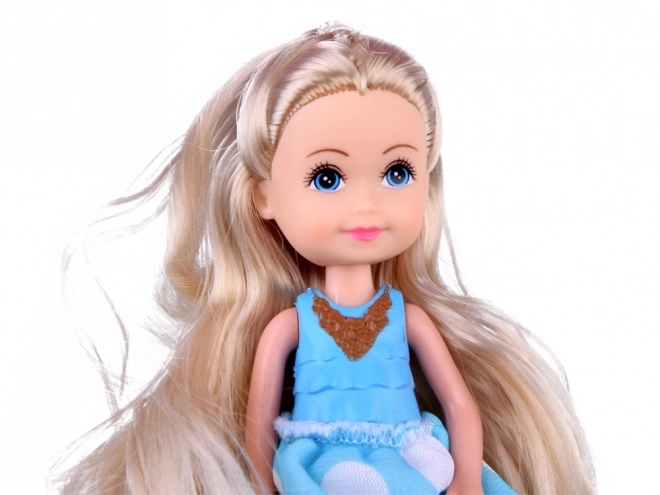 Piękne mini lalki 12 cm zestaw 6 sztuk