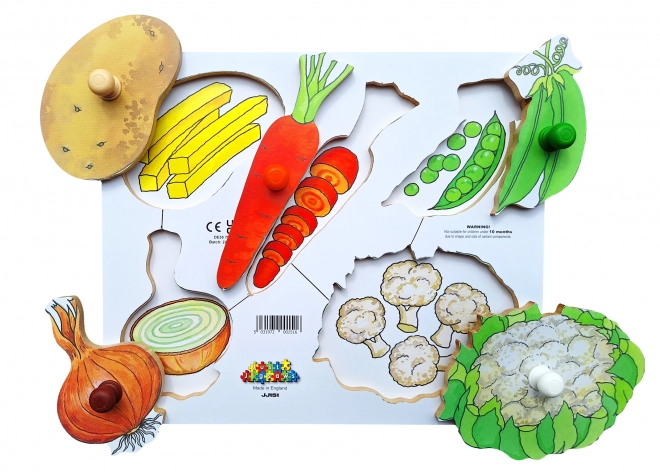 Just Jigsaws drewniane puzzle Obieramy i kroimy – 6 części