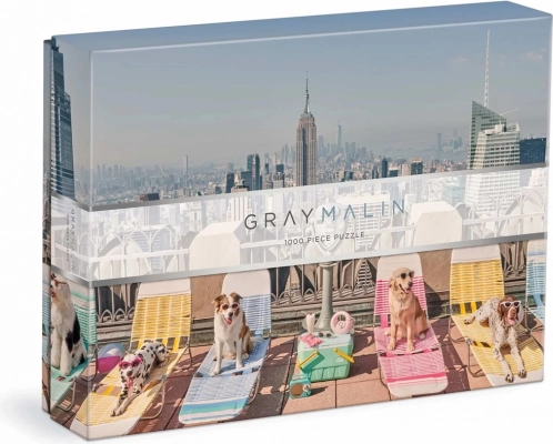 Puzzle Gray Malin Psy w Nowym Jorku 1000 elementów