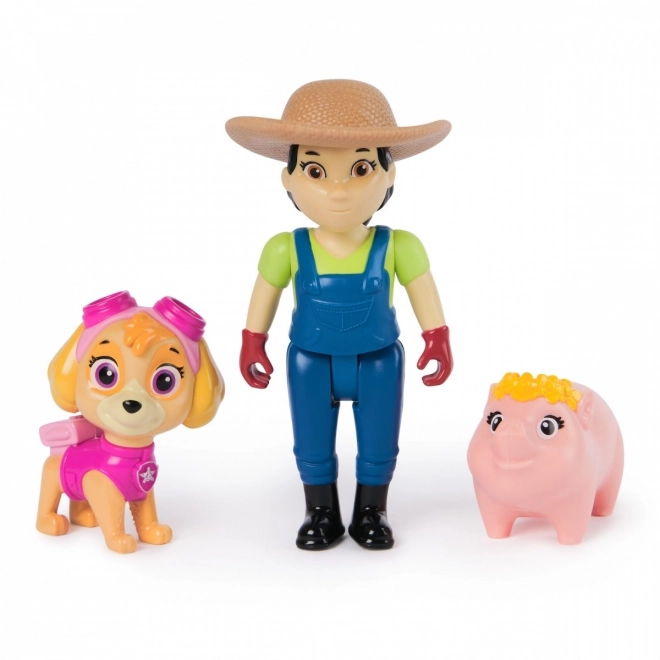 Zestaw figurek Psiego Patrolu Skye i Farmerki Yumi
