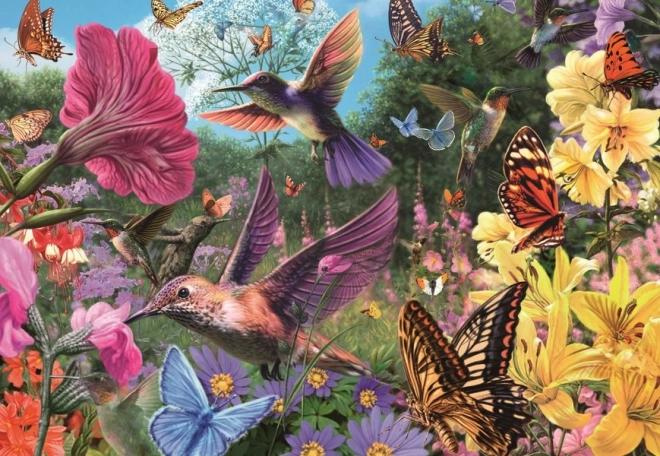 Puzzle Świat kolibrów i motyli 200 elementów