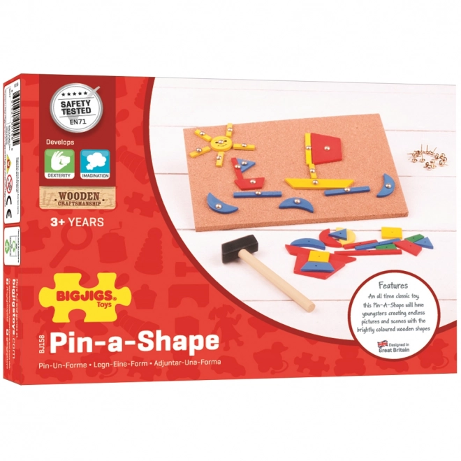Bigjigs Toys Kreatywna gra do wbijania szpilek