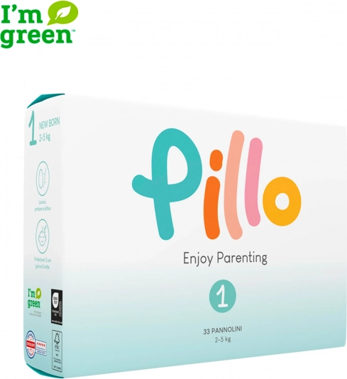 Jednorazowe pieluszki Premium rozm. 1 New Born (2–5 kg) 33 szt.