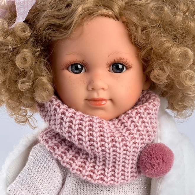 Llorens 53542 ELENA - realistyczna lalka z miękkim materiałowym ciałem - 35 cm