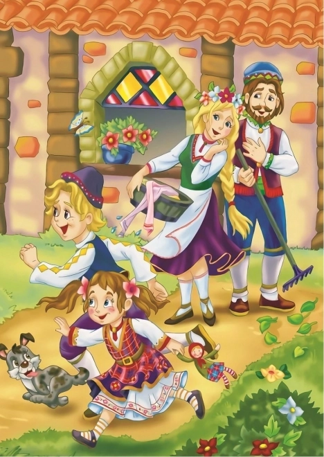 Puzzle ART PUZZLE szczęśliwa rodzina, 150 elementów