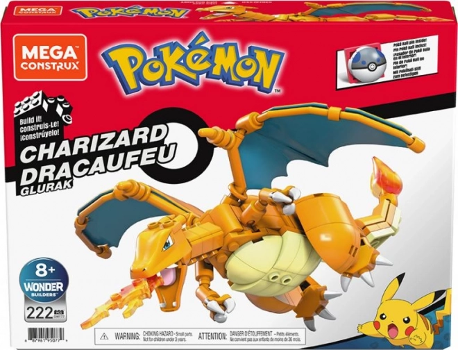Mega Charizard Pokemon zestaw budowlany GWY77