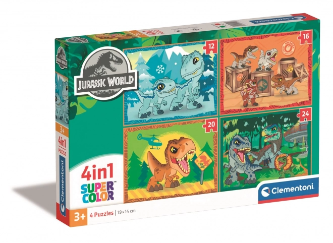Puzzle Jurassic World 4v1 Clementoni