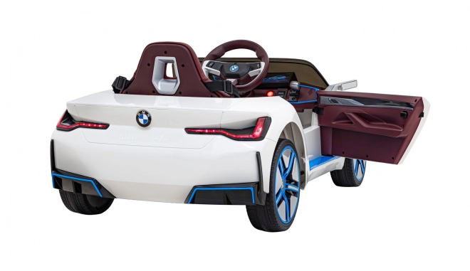 Samochód dziecięcy na baterię BMW i4 – Białe