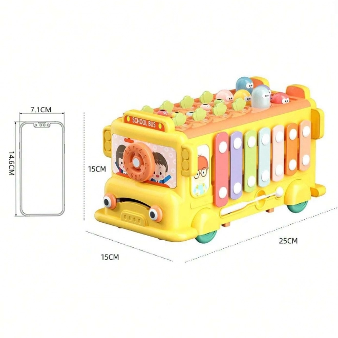 Interaktywny autobus Montessori 6w1