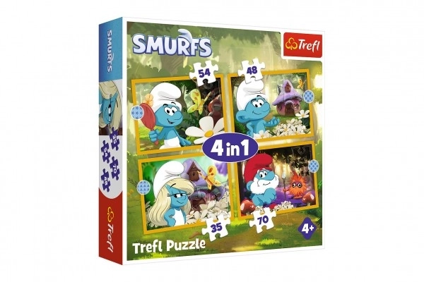 Puzzle Życie w Wiosce Smerfów
