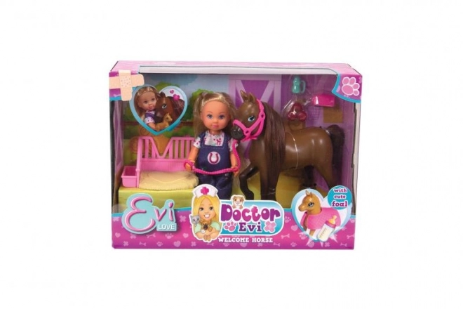 Lalka Evka weterynarz Welcome Horse