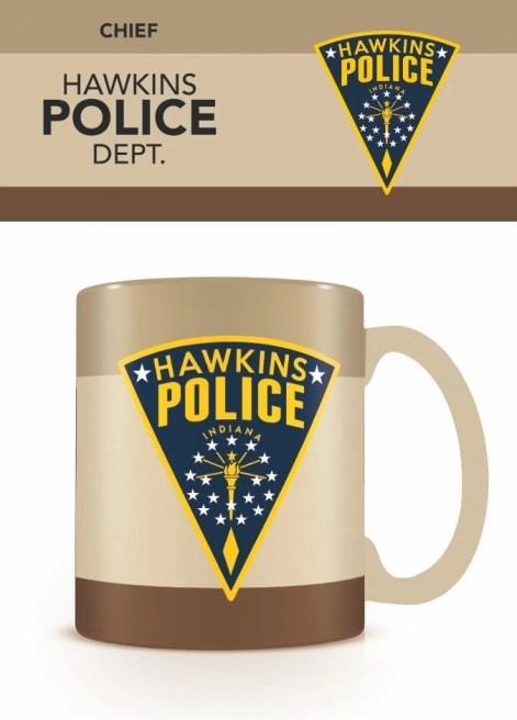 Kubek Stranger Things Hawking Police