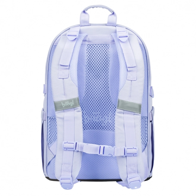 BAAGL Szkolny plecak Skate Lilac