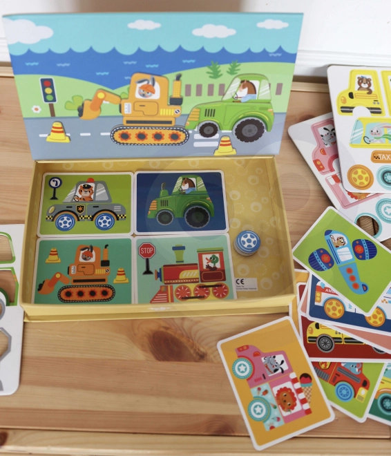 Tooky Toy Magnetyczna Szafka Montessori z 80 Elementami