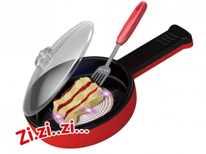 Magiczna patelnia kuchenna z efektem smażenia