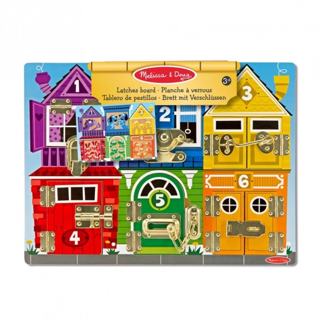 Zamki i tablica bezpieczeństwa Melissa and Doug
