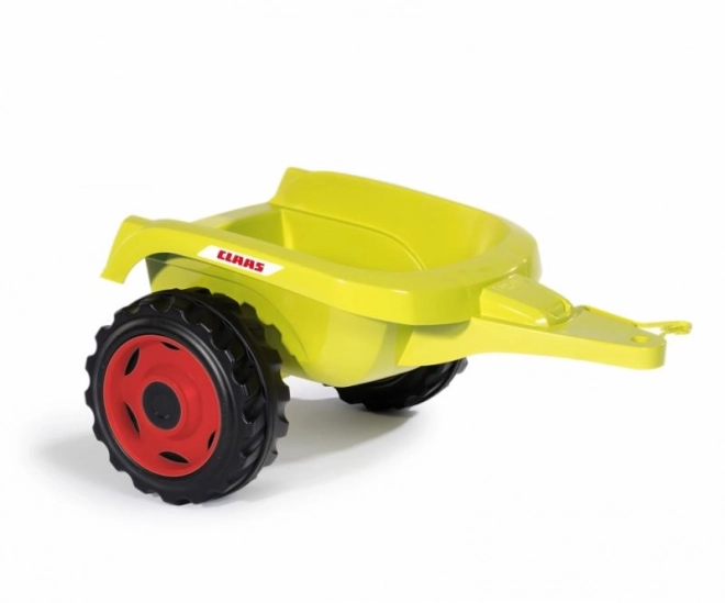 Traktor na pedały CLAAS Arion 400 z przyczepką zielony